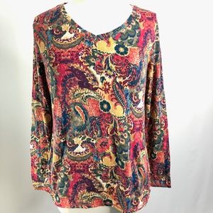 Women's Westbound Long Sleeve Blouse Size L